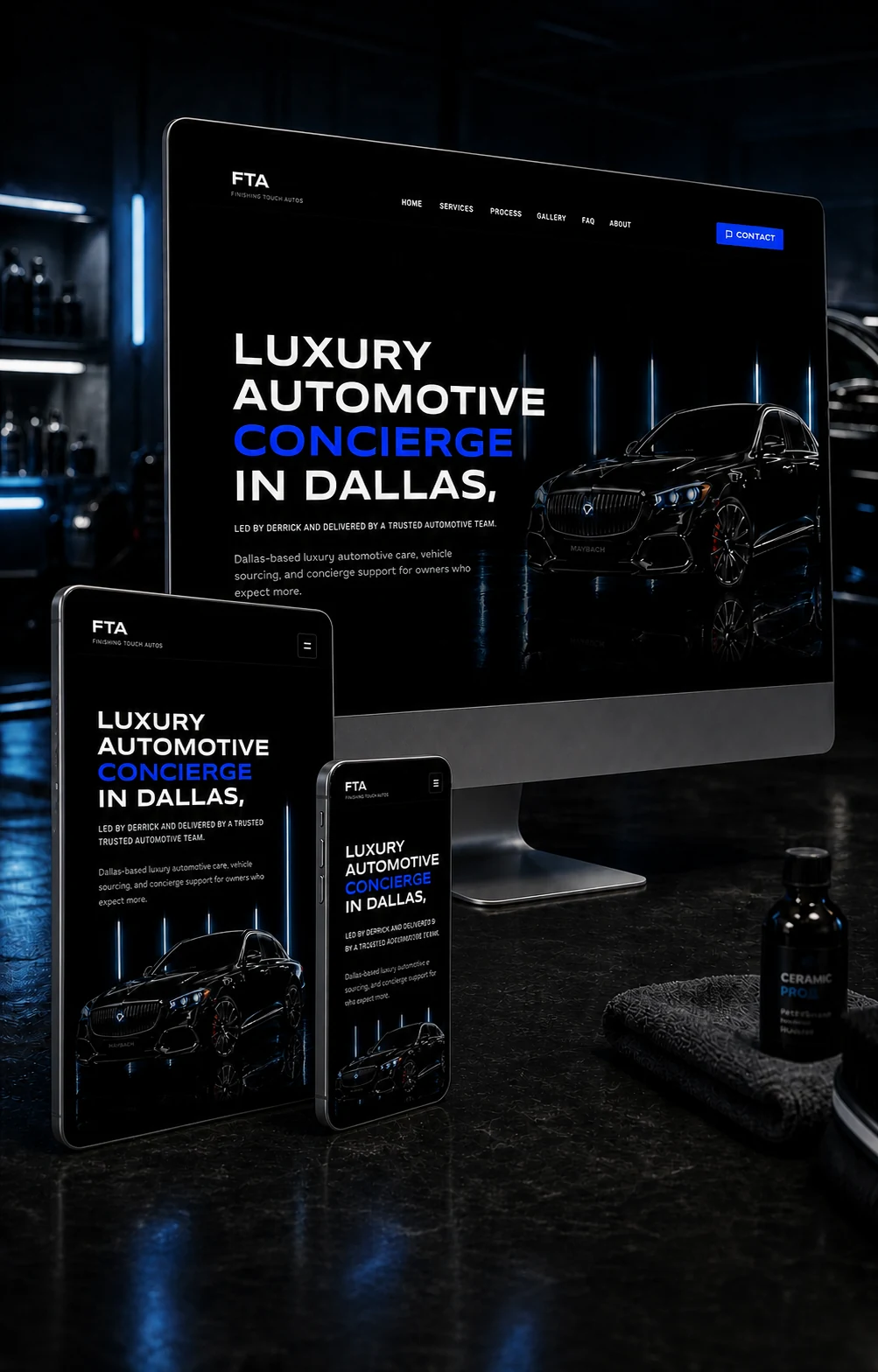 FINISHING TOUCH AUTOS website