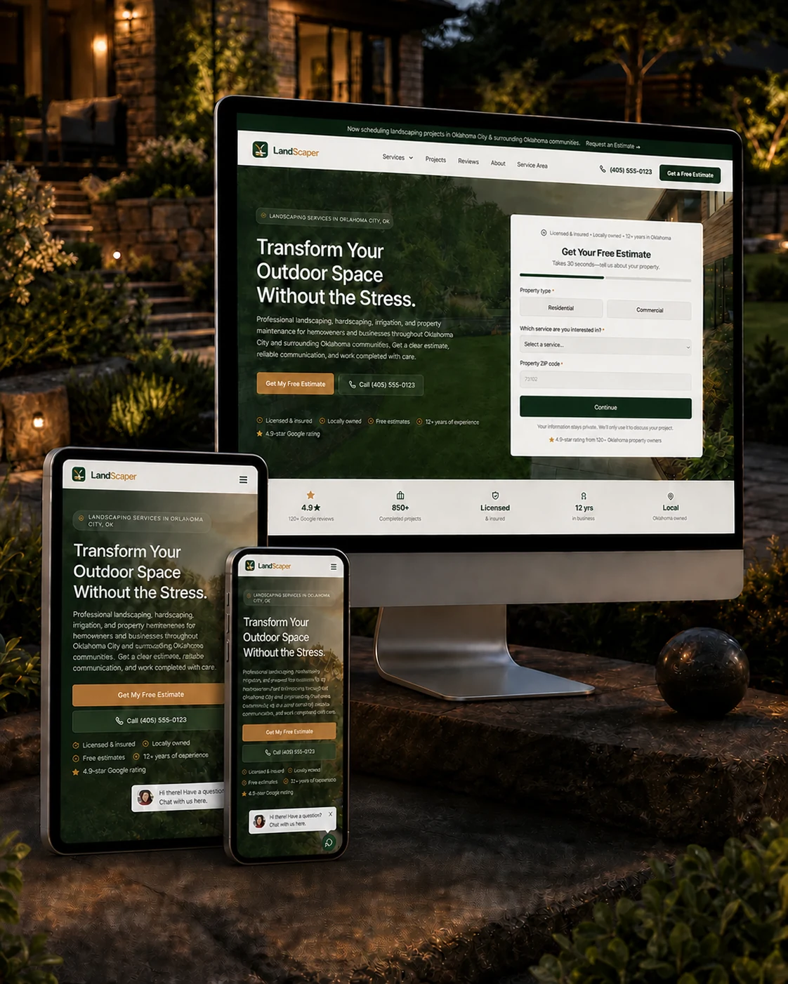 LandScaper website